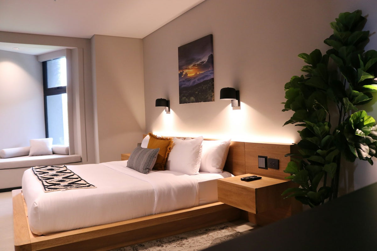 A cool, calm bedroom in a UAE home